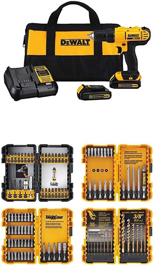 DeWalt 20V MAX Cordless Drill Combo Kit